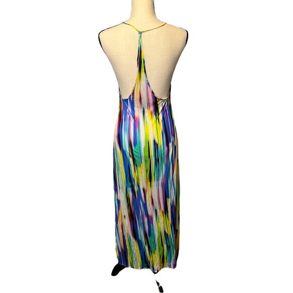Milly Brushstroke Print Racerback Maxi - Picture 4 of 7